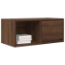 Mueble de TV madera contrachapada roble marrón 60x31x25,5 cm