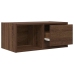 Mueble de TV madera contrachapada roble marrón 60x31x25,5 cm