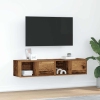 Muebles de TV 2 uds 60x31x25,5 cm Madera ingeniería envejecida