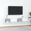 Muebles de TV 2 uds Blanco 80x31x25,5 cm Madera de ingeniería