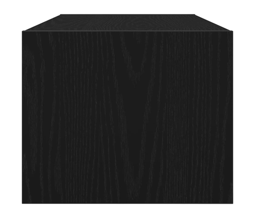 Muebles de TV 2 uds Roble Negro 80x31x25,5 cm Madera ingeniería