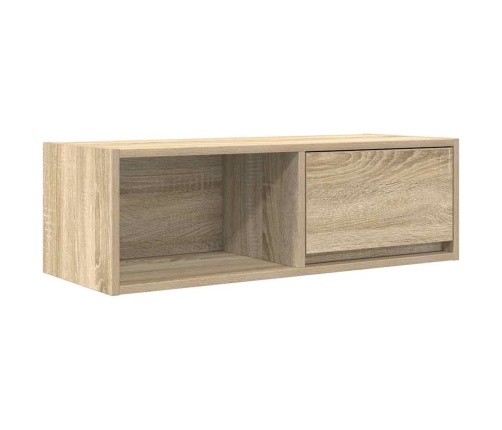 Mueble de TV de roble Sonoma 80x31x25,5 cm Madera de ingeniería