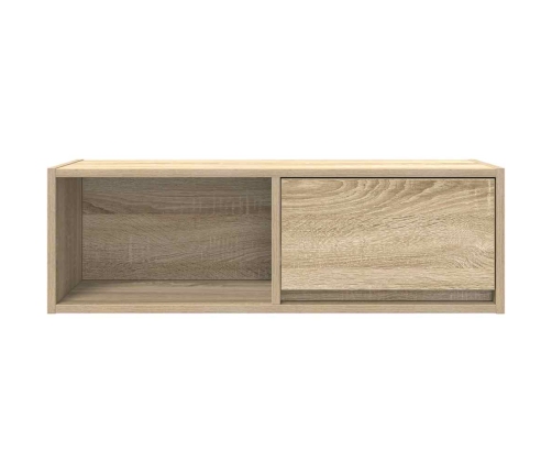 Mueble de TV de roble Sonoma 80x31x25,5 cm Madera de ingeniería