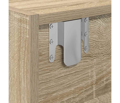 Mueble de TV de roble Sonoma 80x31x25,5 cm Madera de ingeniería