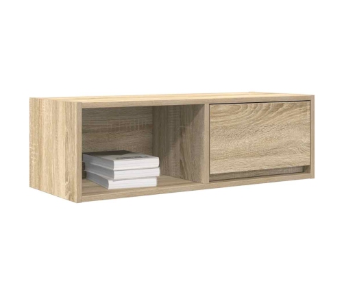 Muebles de TV 2 uds Roble Sonoma 80x31x25,5cm Madera ingeniería