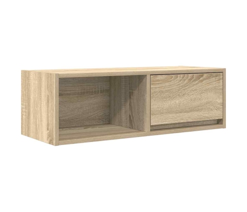 Muebles de TV 2 uds Roble Sonoma 80x31x25,5cm Madera ingeniería