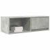 Mueble de TV de madera de ingeniería gris hormigón 80x31x25,5cm