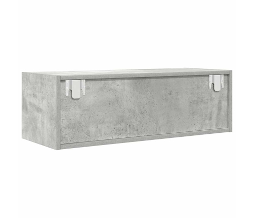 Muebles de TV 2uds madera ingeniería gris hormigón 80x31x25,5cm