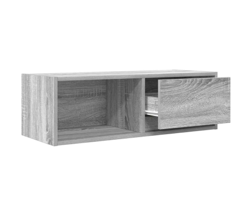 Mueble de TV madera de ingeniería gris Sonoma 80x31x25,5 cm