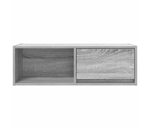 Mueble de TV madera de ingeniería gris Sonoma 80x31x25,5 cm