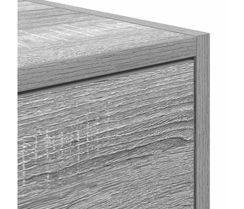 Mueble de TV madera de ingeniería gris Sonoma 80x31x25,5 cm