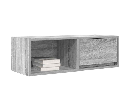 Muebles de TV 2 uds madera ingeniería gris Sonoma 80x31x25,5 cm