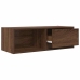 Mueble de TV madera contrachapada roble marrón 80x31x25,5 cm