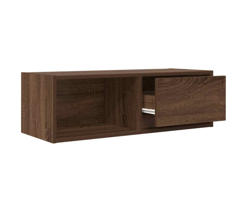 Muebles de TV 2uds Roble marrón 80x31x25,5 cm Madera ingeniería