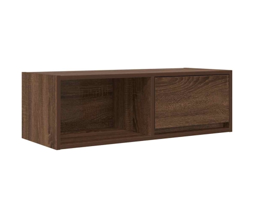 Muebles de TV 2uds Roble marrón 80x31x25,5 cm Madera ingeniería