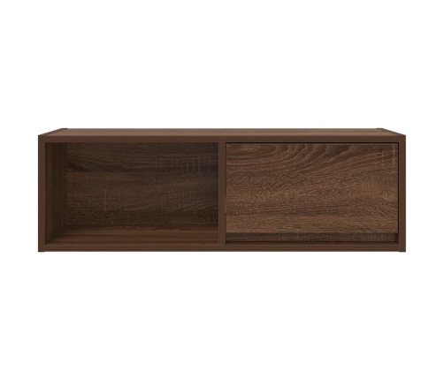 Muebles de TV 2uds Roble marrón 80x31x25,5 cm Madera ingeniería