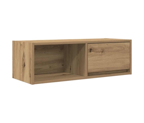 Mueble para TV madera de ingeniería roble artisan 80x31x25,5 cm