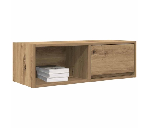 Mueble para TV madera de ingeniería roble artisan 80x31x25,5 cm