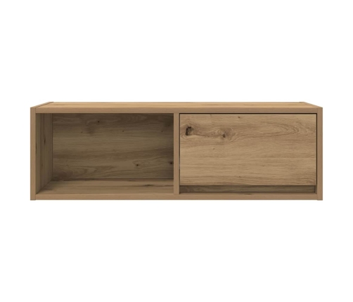 Muebles para TV 2 uds madera roble artisan 80x31x25,5 cm