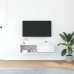 Mueble de TV blanco 100x31x25,5 cm madera de ingeniería