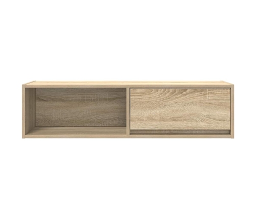 Mueble de TV de roble Sonoma 100x31x25,5cm Madera de ingeniería