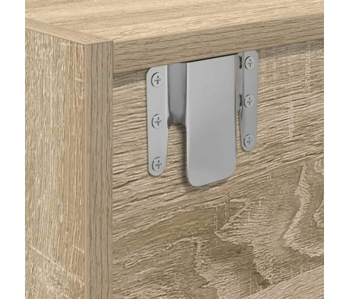 Mueble de TV de roble Sonoma 100x31x25,5cm Madera de ingeniería