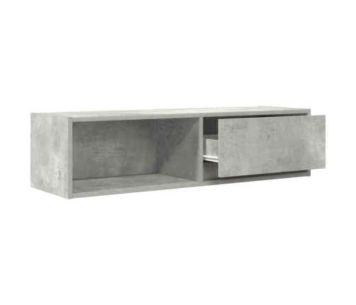 Muebles de TV 2 uds gris hormigón 100x31x25,5 cm