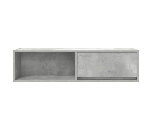 Muebles de TV 2 uds gris hormigón 100x31x25,5 cm