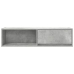 Muebles de TV 2 uds gris hormigón 100x31x25,5 cm