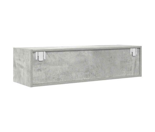 Muebles de TV 2 uds gris hormigón 100x31x25,5 cm