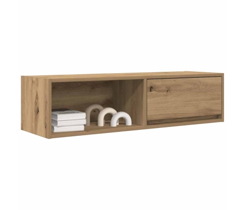 Mueble para TV madera de ingeniería roble artisan 100x31x25,5cm