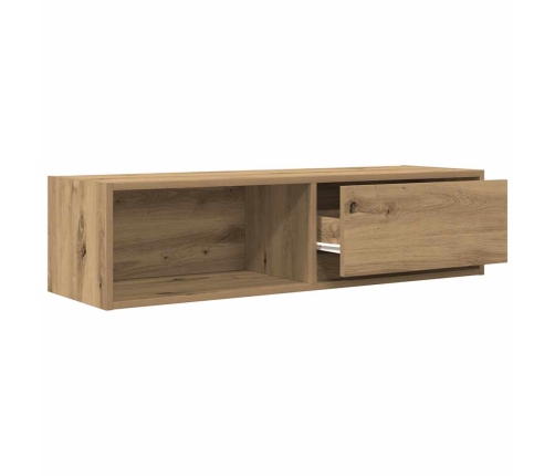 Mueble para TV madera de ingeniería roble artisan 100x31x25,5cm