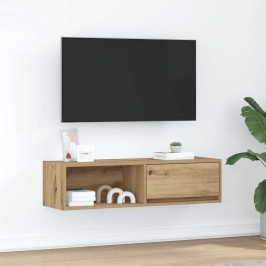 Mueble para TV madera de ingeniería roble artisan 100x31x25,5cm