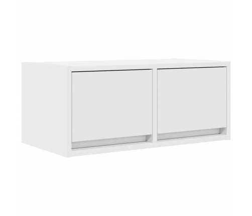 Mueble de TV de madera de ingeniería blanco 60x31x25,5 cm