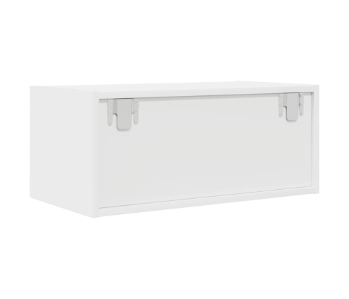 Mueble de TV de madera de ingeniería blanco 60x31x25,5 cm