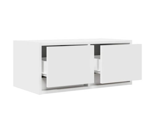 Muebles de TV 2 uds Blanco 60x31x25,5 cm Madera de ingeniería