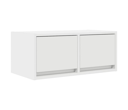 Muebles de TV 2 uds Blanco 60x31x25,5 cm Madera de ingeniería