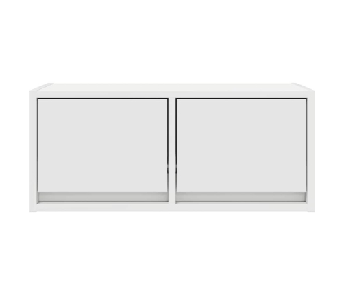 Muebles de TV 2 uds Blanco 60x31x25,5 cm Madera de ingeniería