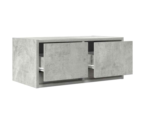 Mueble de TV madera de ingeniería gris hormigón 60x31x25,5 cm