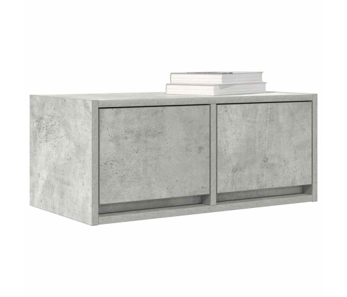 Muebles de TV 2uds madera ingeniería gris hormigón 60x31x25,5cm