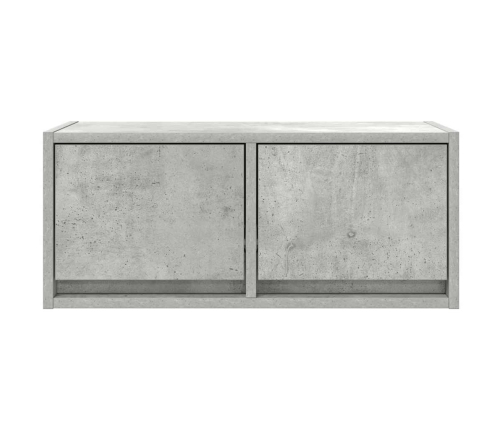 Muebles de TV 2uds madera ingeniería gris hormigón 60x31x25,5cm