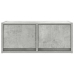 Muebles de TV 2uds madera ingeniería gris hormigón 60x31x25,5cm