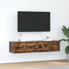 Muebles de TV 2 uds madera ingeniería color roble 60x31x25,5 cm