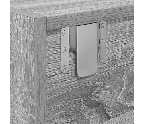 Mueble de TV madera contrachapada gris Sonoma 60x31x25,5 cm