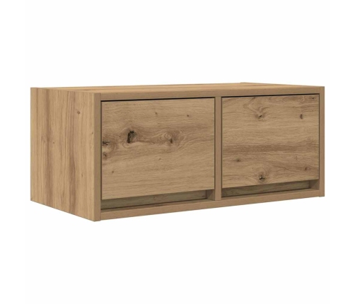 Mueble para TV madera de ingeniería roble artisan 60x31x25,5 cm