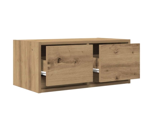 Muebles para TV 2 uds madera roble artisan 60x31x25,5 cm