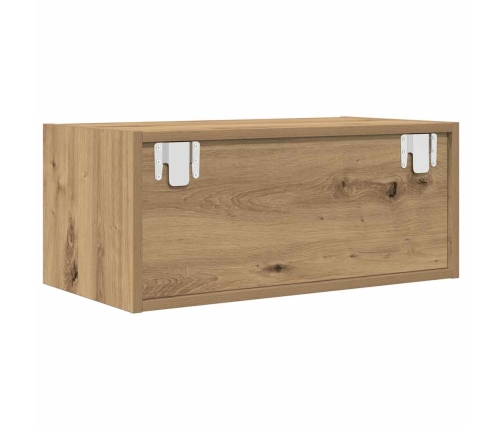 Muebles para TV 2 uds madera roble artisan 60x31x25,5 cm