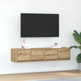 Muebles para TV 2 uds madera roble artisan 60x31x25,5 cm