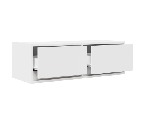 Muebles de TV 2 uds Blanco 80x31x25,5 cm Madera de ingeniería