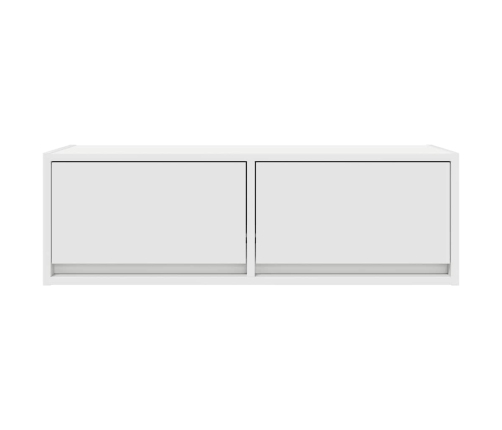 Muebles de TV 2 uds Blanco 80x31x25,5 cm Madera de ingeniería